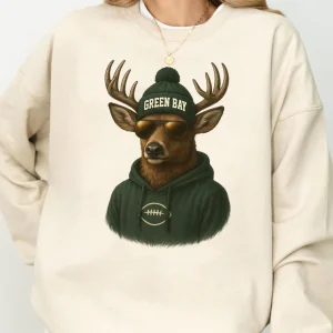 Vintage Green Bay Football Sweatshirt, Trendy Green Bay Football Fan Shirts, Green Bay Shirt, Game Day Shirt, Football Crewneck Sweatshirt